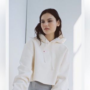 Cropped Hoodie Sweatshirt
